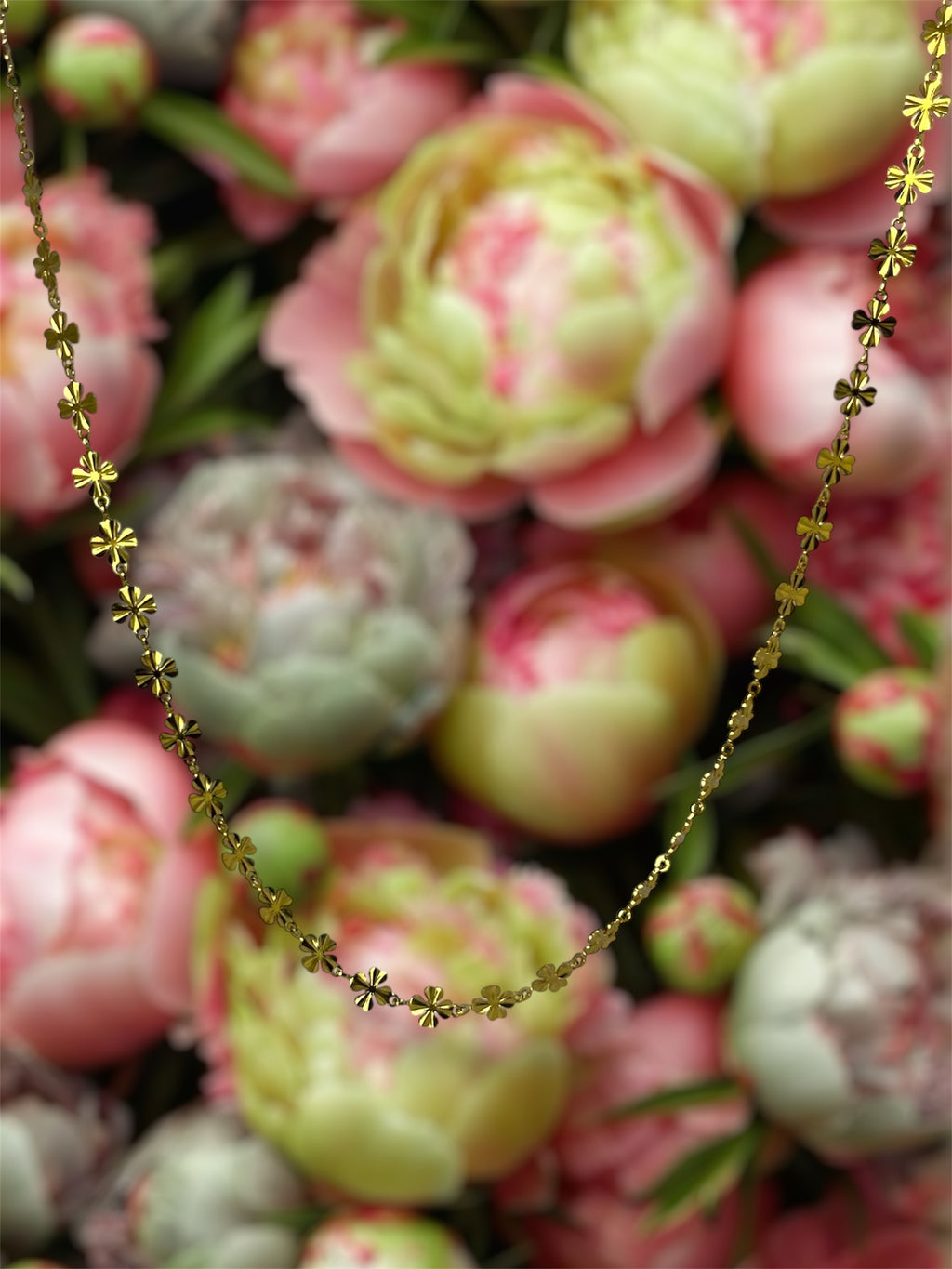 COLLANA QUADRIFOGLIO ORO