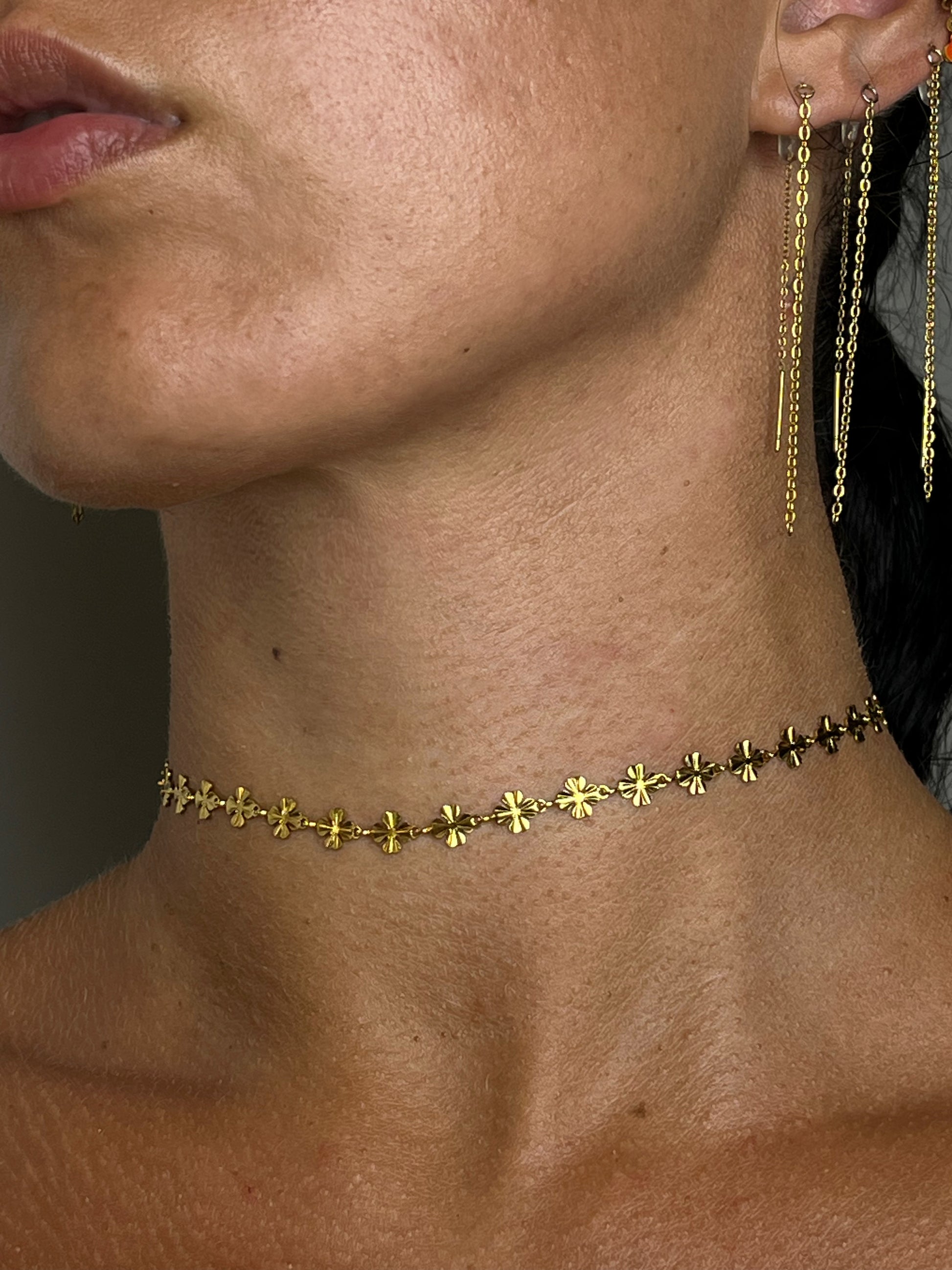 COLLANA QUADRIFOGLIO ORO