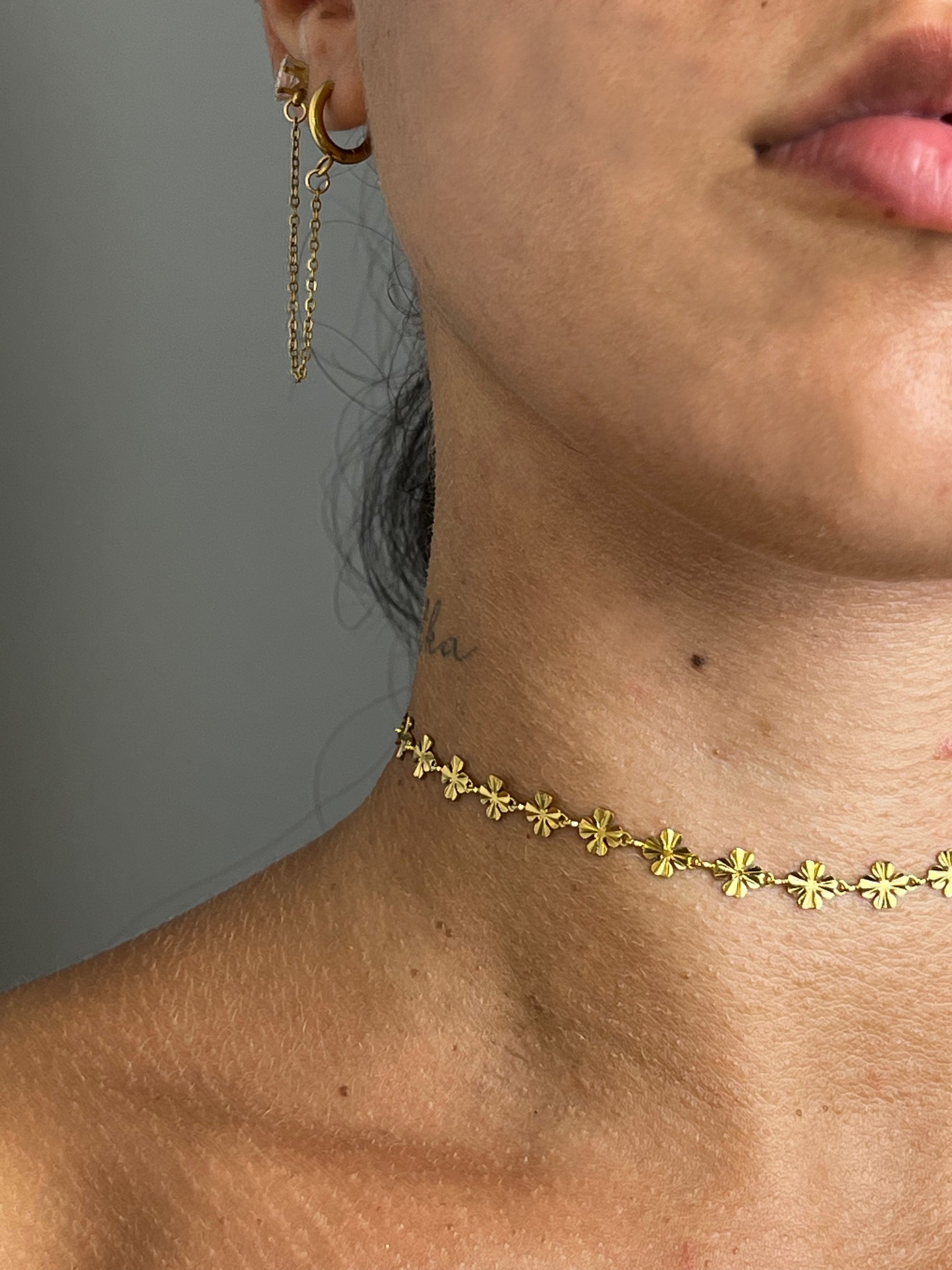 COLLANA QUADRIFOGLIO ORO